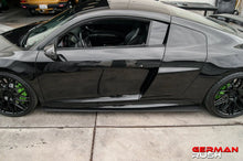 Load image into Gallery viewer, German Rush side splitters in carbon fiber profile on a 2007-2015 Audi R8, image 5