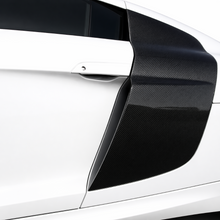 Load image into Gallery viewer, German Rush side blades in carbon fiber detail on a 2007-2015 Audi R8, image 2
