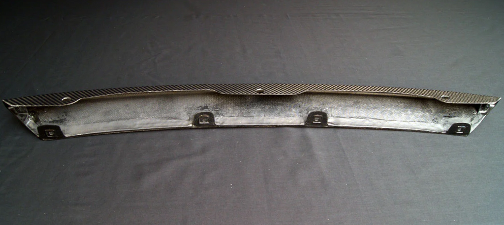 German Rush front splitter in carbon fiber detail on a 2014-2016 Jaguar F-Type, image 2