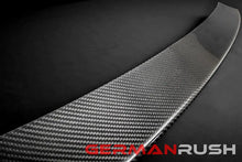Load image into Gallery viewer, German Rush front splitter kit in carbon fiber angle on a 2014-2016 Jaguar F-Type, image 3