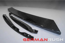 Load image into Gallery viewer, German Rush front splitter kit in carbon fiber view on a 2014-2016 Jaguar F-Type, image 7