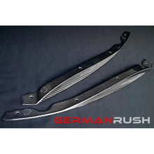 Load image into Gallery viewer, German Rush Carbon Fiber Front Splitter and Side Splitter Kit for 2014-2016 Jaguar F-Type - German Rush GRJAGCFFSFSS1416