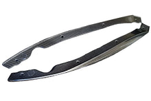Load image into Gallery viewer, German Rush front side splitters in carbon fiber installed on a 2014-2016 Jaguar F-Type, image 1