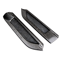 Load image into Gallery viewer, German Rush side power vents in carbon fiber angle on a 2014-2016 Jaguar F-Type, image 3