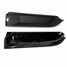 Load image into Gallery viewer, German Rush side power vents in carbon fiber fitted on a 2014-2016 Jaguar F-Type, image 4
