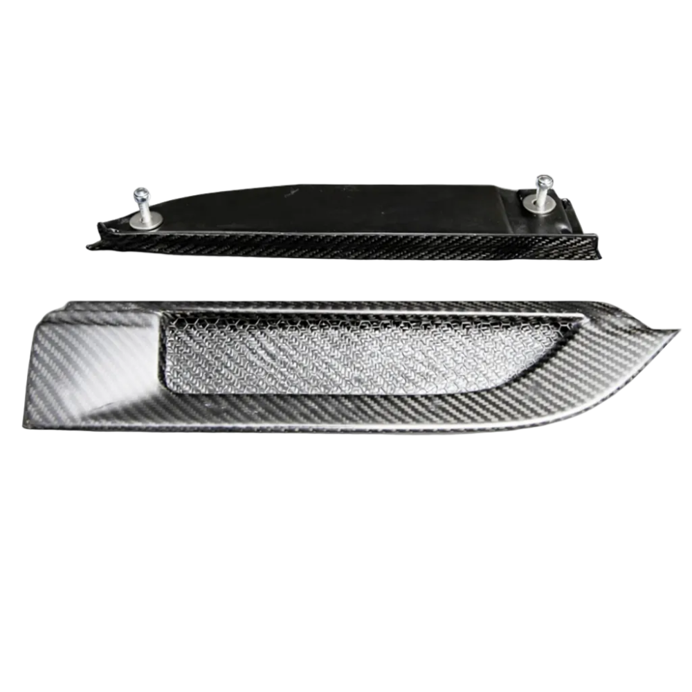 German Rush side power vents in carbon fiber view on a 2014-2016 Jaguar F-Type, image 7