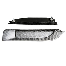 Load image into Gallery viewer, German Rush side power vents in carbon fiber view on a 2014-2016 Jaguar F-Type, image 7