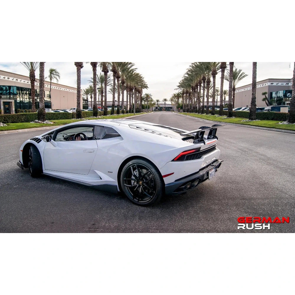 German Rush Carbon Fiber Coupe Side Window Vents for 2014-2019 Lamborghini Huracan - German Rush GRLHCFCPSWV1419