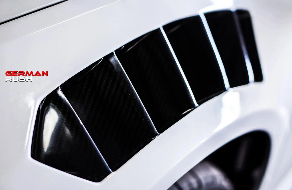 German Rush front fenders in carbon fiber side on a 2014-2019 Lamborghini Huracan, image 10