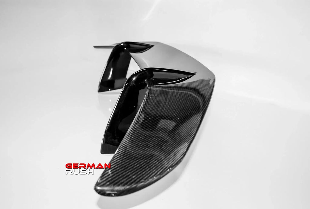 German Rush rear spoiler in carbon fiber fitted on a 2014-2019 Lamborghini Huracan, image 4