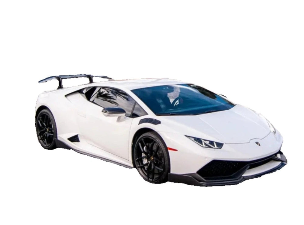German Rush carbon package in carbon fiber installed on a 2014-2019 Lamborghini Huracan, image 1