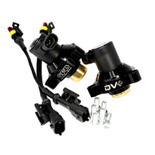 Load image into Gallery viewer, GFB DV+ twin valve kit for Alfa Romeo Giulia/Stelvio Quadrifoglio, bottom view showing mounting flange