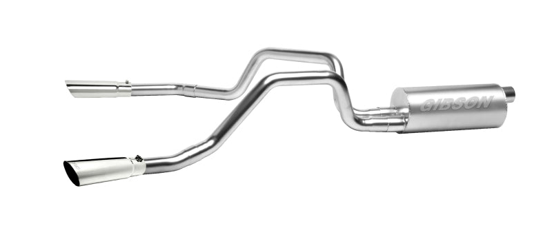 Gibson 00-03 Chevrolet S10 Base 4.3L 1.75in Cat-Back Dual Split Exhaust - Aluminized - Black Ops Auto Works