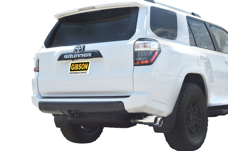 Gibson 04-22 Toyota 4Runner 4.0L 2.5in Cat-Back Dual Sport Exhaust - Stainless - Black Ops Auto Works
