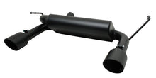 Load image into Gallery viewer, Gibson 07-11 Jeep Wrangler JK Rubicon 3.8L 2.5in Cat-Back Dual Split Exhaust - Black Elite (Ceramic) Gibson GIB17303-B