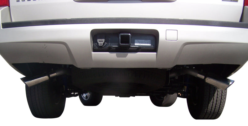 Gibson 07-12 Chevrolet Avalanche LS 5.3L 2.25in Cat-Back Dual Extreme Exhaust - Aluminized - Black Ops Auto Works