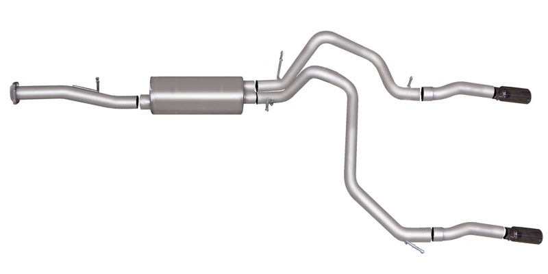 Gibson 07-12 Chevrolet Avalanche LS 5.3L 2.25in Cat-Back Dual Split Exhaust - Aluminized Gibson GIB5573