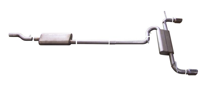 Gibson 07-14 Ford Edge SE 3.5L 2.5in Cat-Back Dual Split Exhaust - Aluminized Gibson GIB319630