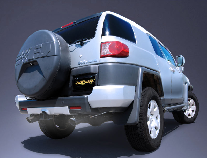 Gibson 07-14 Toyota FJ Cruiser Base 4.0L 2.5in Cat-Back Dual Split Exhaust - Aluminized Gibson GIB18808