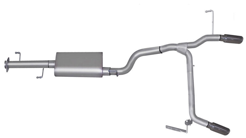 Gibson 07-14 Toyota FJ Cruiser Base 4.0L 2.5in Cat-Back Dual Split Exhaust - Aluminized Gibson GIB18808