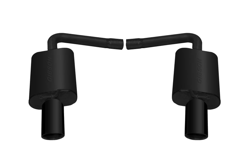 Gibson 11-18 Ford Explorer Base 3.5L 2.25in Axle-Back Dual Exhaust - Black Elite Gibson GIB619693B