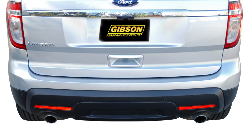 Gibson 11-18 Ford Explorer Base 3.5L 2.25in Axle-Back Dual Exhaust - Stainless - Black Ops Auto Works