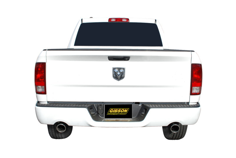 Gibson 11-18 Ram 1500 Big Horn 5.7L 2.5in Cat-Back Dual Split Exhaust - Stainless - Black Ops Auto Works