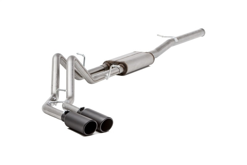 Gibson 15-19 Chevrolet Tahoe LS 5.3L 2.25in Cat-Back Dual Sport Exhaust - Black Elite Gibson GIB65670B