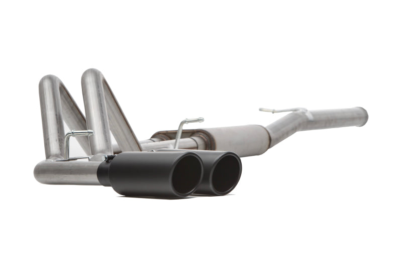 Gibson 15-22 Chevrolet Colorado LT 2.5L 2.25in Cat-Back Dual Sport Exhaust - Black Elite - Black Ops Auto Works