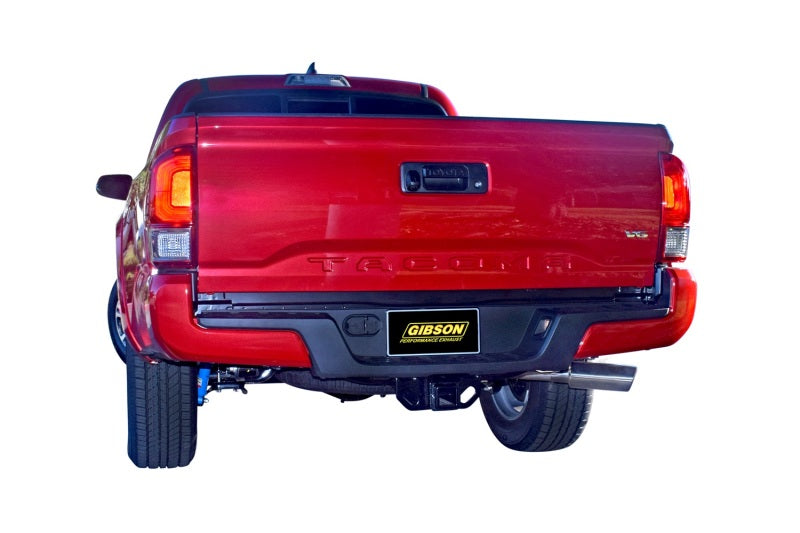 Gibson 16-22 Toyota Tacoma Limited 3.5L 2.5in Cat-Back Single Exhaust - Aluminized - Black Ops Auto Works
