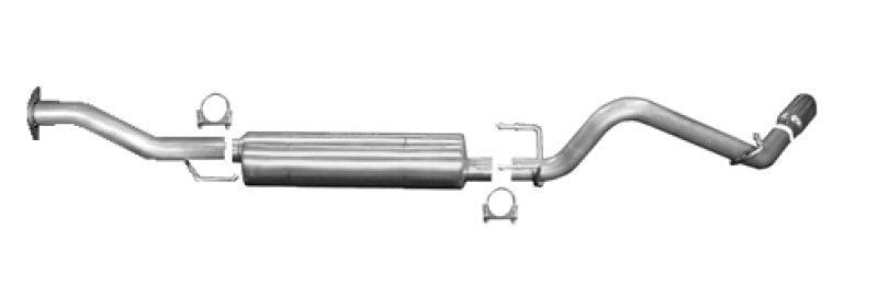 Gibson 16-22 Toyota Tacoma Limited 3.5L 2.5in Cat-Back Single Exhaust - Aluminized - Black Ops Auto Works