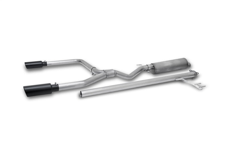 Gibson 17-20 Honda Ridgeline 3.5L Black Elite Dual Split Cat-Back Exhaust - Stainless Gibson GIB614002B