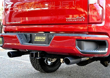 Load image into Gallery viewer, Gibson 20-21 Chevy Silverado 6.6L 2.5in Cat-Back Dual Split Exhaust System Stainless - Black Elite Gibson GIB65713B