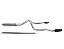 Load image into Gallery viewer, Gibson 20-21 Chevy Silverado 6.6L 2.5in Cat-Back Dual Split Exhaust System Stainless - Black Elite Gibson GIB65713B