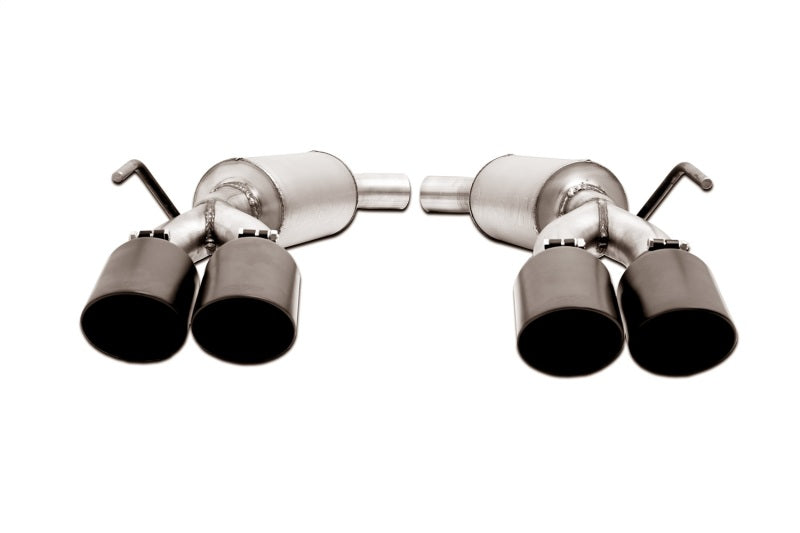 Gibson 20-23 Ford Explorer ST / Lincoln Aviator 3.0L 2.25in Axle-Back Dual Exhaust - Black Elite Gibson GIB619718B