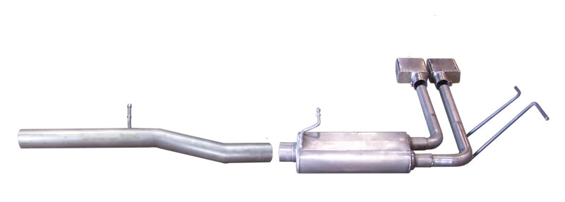 Gibson 2017 GMC Sierra 1500 Base 5.3L 3in/2in Cat-Back Super Truck Exhaust - Stainless Gibson GIB65659
