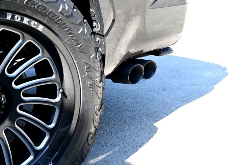 Gibson 2022 Toyota Tundra 3.5L-T V6 5.5ft bed 2.5in Cat-Back Dual Sport Exhaust - Black Elite Gibson GIB67104B