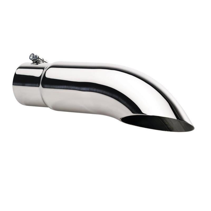 Gibson Turn Down Slash-Cut Tip - 4in OD/4in Inlet/12in Length - Stainless - Gibson 400413