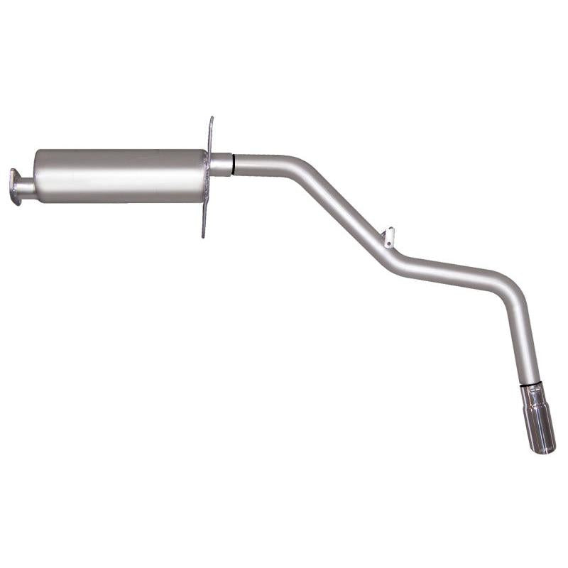 Gibson 612201 Cat Back Single Exhaust 1998 to 2000 Nissan Frontier 2.4L 2.5in 409 Stainless - Gibson 612201