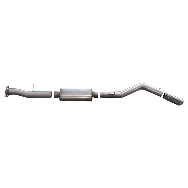 Gibson 612501 Cat Back Single Exhaust 2008 to 2009 Hummer H2 Base 6.2L 3.5in 409 Stainless - Gibson 612501