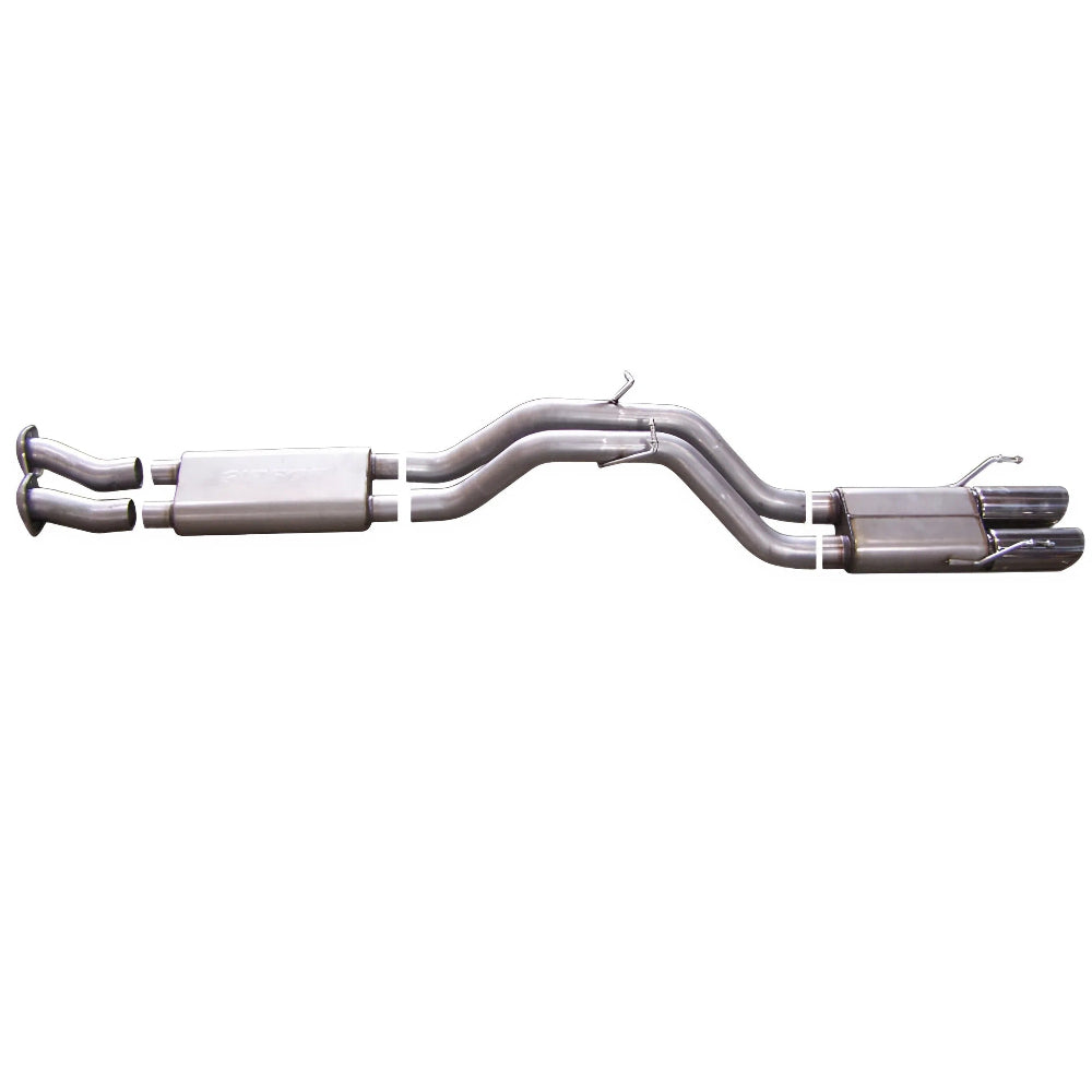 Gibson 06-10 Jeep Grand Cherokee SRT8 6.1L 3in Cat-Back Dual Exhaust - Stainless - Gibson 617405