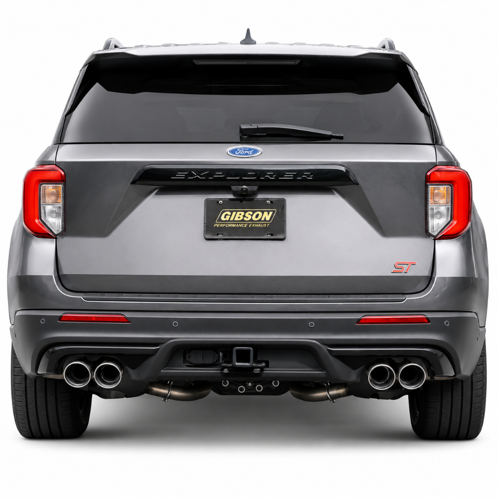 Gibson 20+ Ford Explorer ST / Lincoln Aviator 3.0L 2.25in Axle-Back Dual Exhaust - Stainless - Gibson 619718
