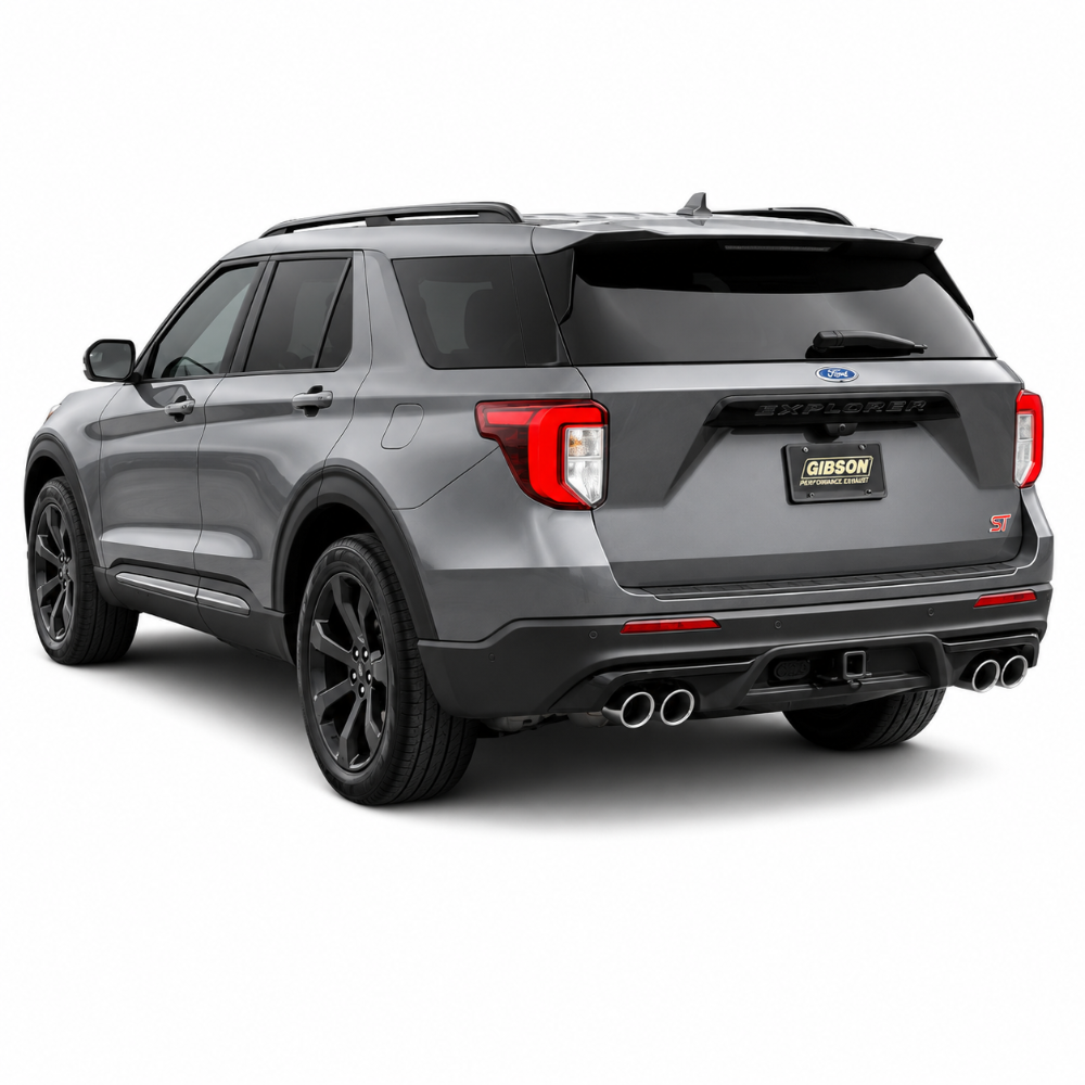 Gibson 20+ Ford Explorer ST / Lincoln Aviator 3.0L 2.25in Axle-Back Dual Exhaust - Stainless - Gibson 619718
