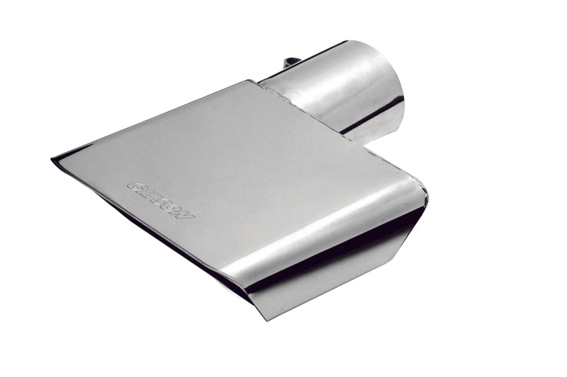Gibson Rectangle Sport Tip - Left - 6x2.75in OD/2.5in Inlet/6in Length - Stainless Gibson GIB500366