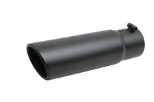 Load image into Gallery viewer, Gibson Rolled Edge Slash-Cut Tip - 5in OD/2.5-2.75in Inlet/12in Length - Black Ceramic Gibson GIB500647-B