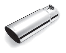 Load image into Gallery viewer, Gibson Round Single Wall Angle-Cut Tip - 3in OD/2.5in Inlet/8in Length - Stainless Gibson GIB500361
