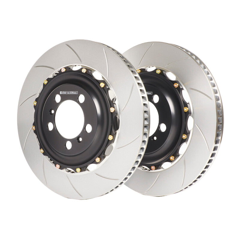 GiroDisc GiroDisc 2022+ Audi RS3 (8Y) (w/Carbon Ceramic Brakes) Front 2-Piece Iron Conversion Slotted Rotors