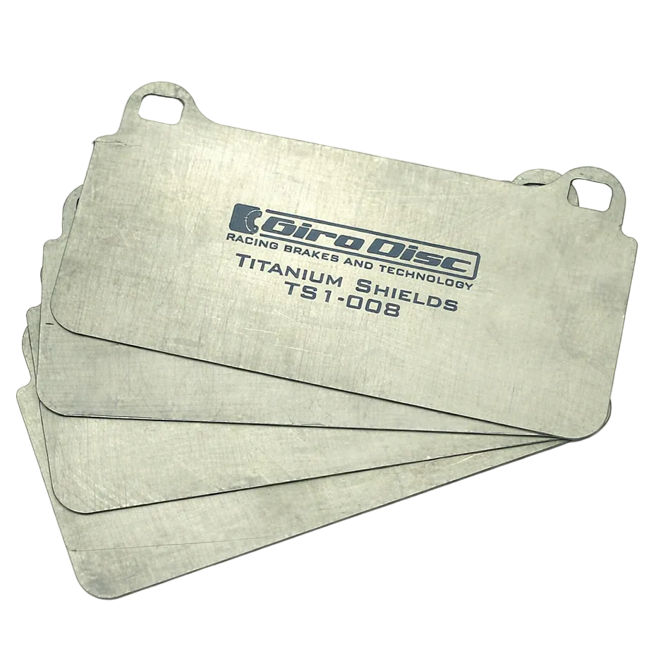 GiroDisc GiroDisc Porsche 911 Carrera (991.2) w/PCCB Rear Titanium Pad Shields