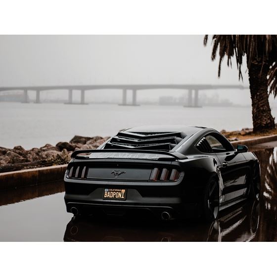 2015-2023 Ford Mustang S550 Louver Bakkdraft - GlassSkinz 1BAKKDRAFTS550-RAWGB
