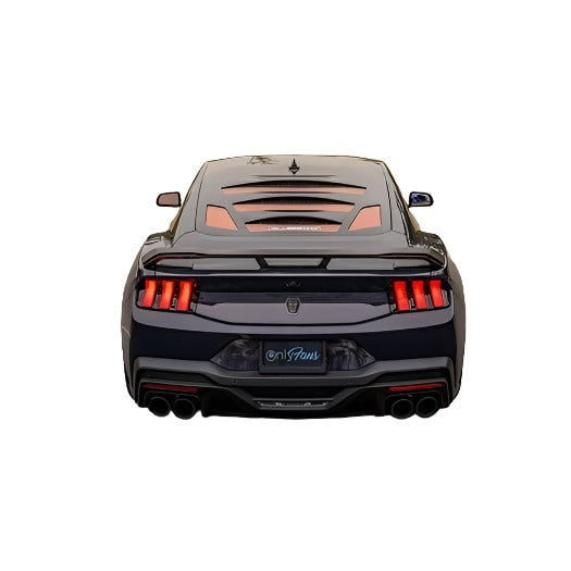 2024 Mustang S650 Tekno 3 Rear Window Louvers - GlassSkinz 1TEKNO3S650-RAWGB